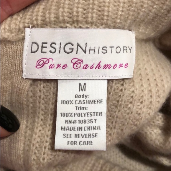 Design History Cashmere Sweater - Picture 5 of 5